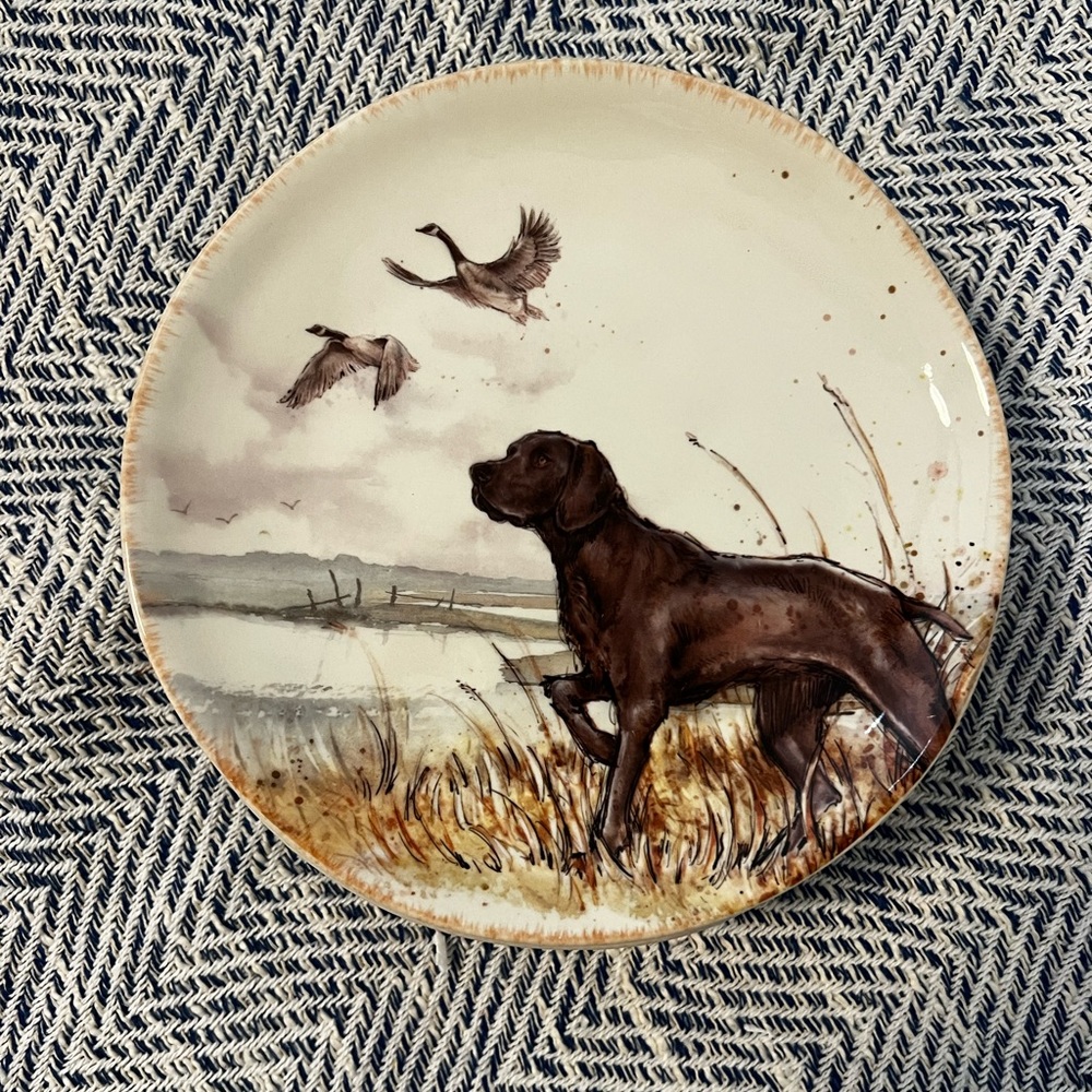 Southern Living Chocolate Lab Plates